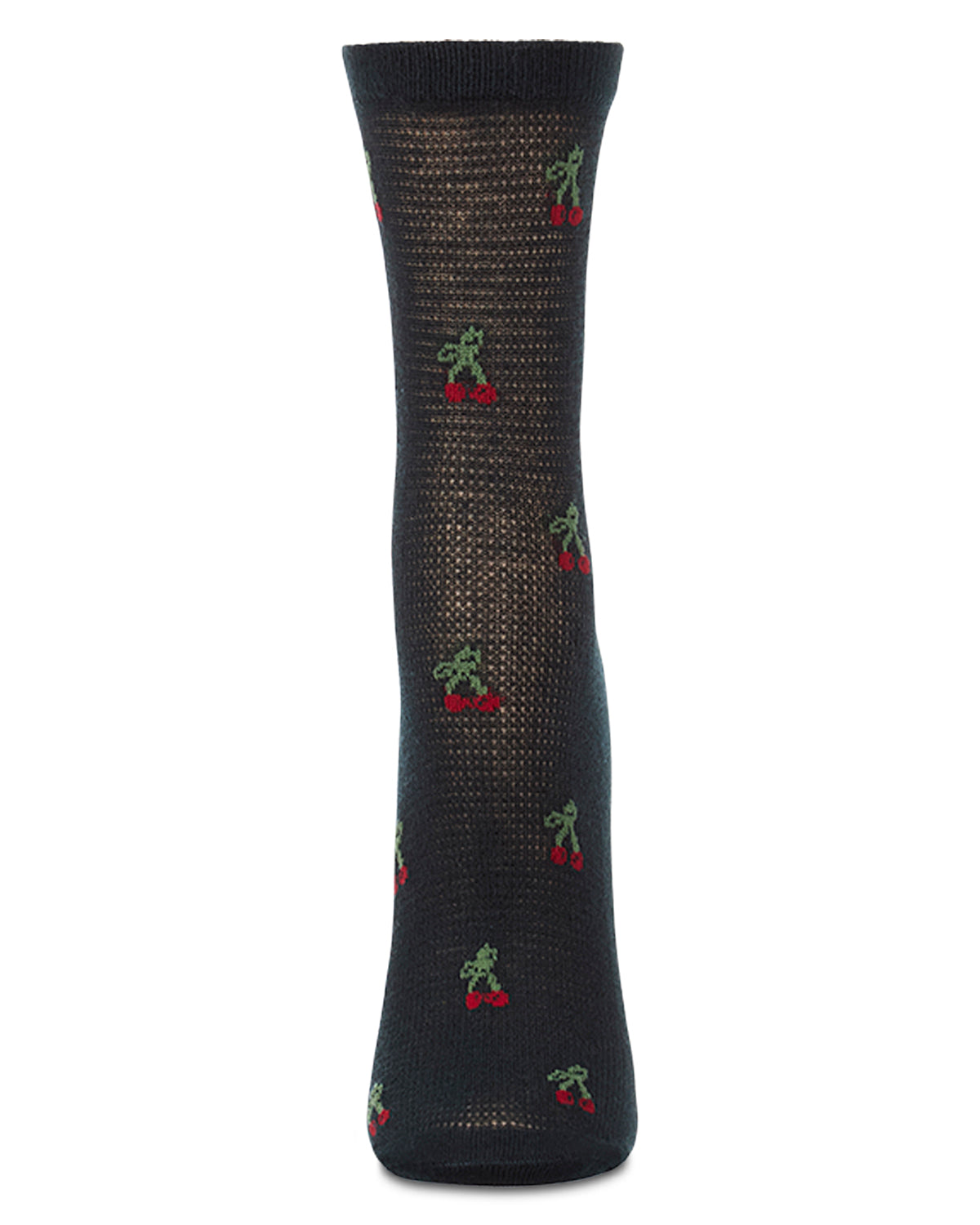 Women's Cherrybomb Waffle Knit Cotton Blend Anklet Socks