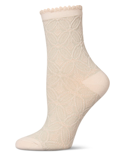 Women's Dimensional Burst Anklet Socks : Color: Moss