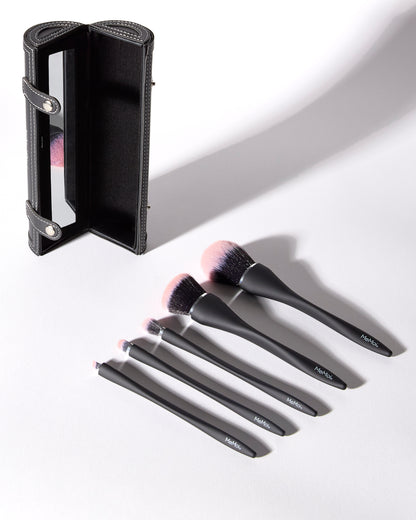 MeMoi 5 Piece Makeup Brush Set : Color: Black