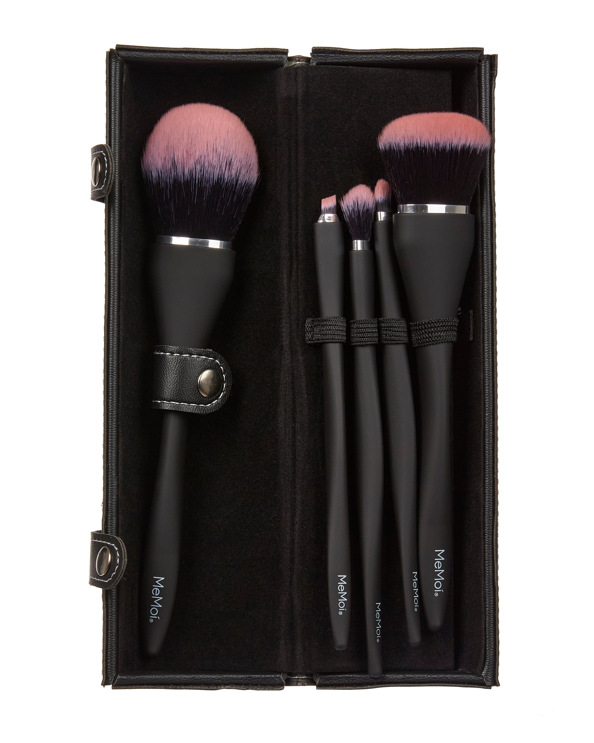 MeMoi 5 Piece Makeup Brush Set : Color: Black