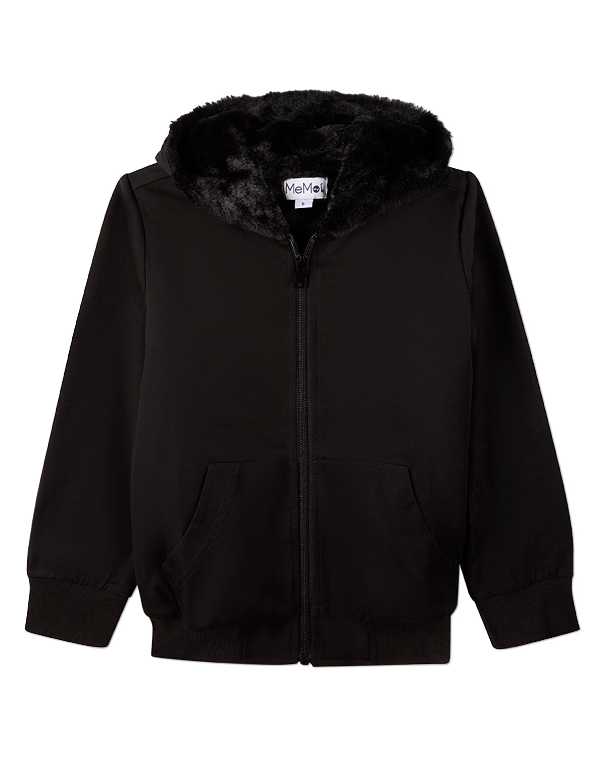 Boys Zip-Up Rayon Blend Hoodie with Cozy Faux Fur Lining -  Introductory Special