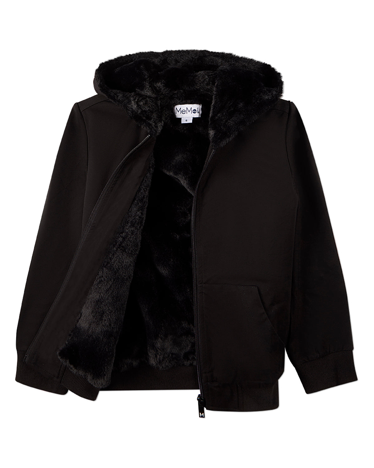 Boys Zip-Up Rayon Blend Hoodie with Cozy Faux Fur Lining -  Introductory Special