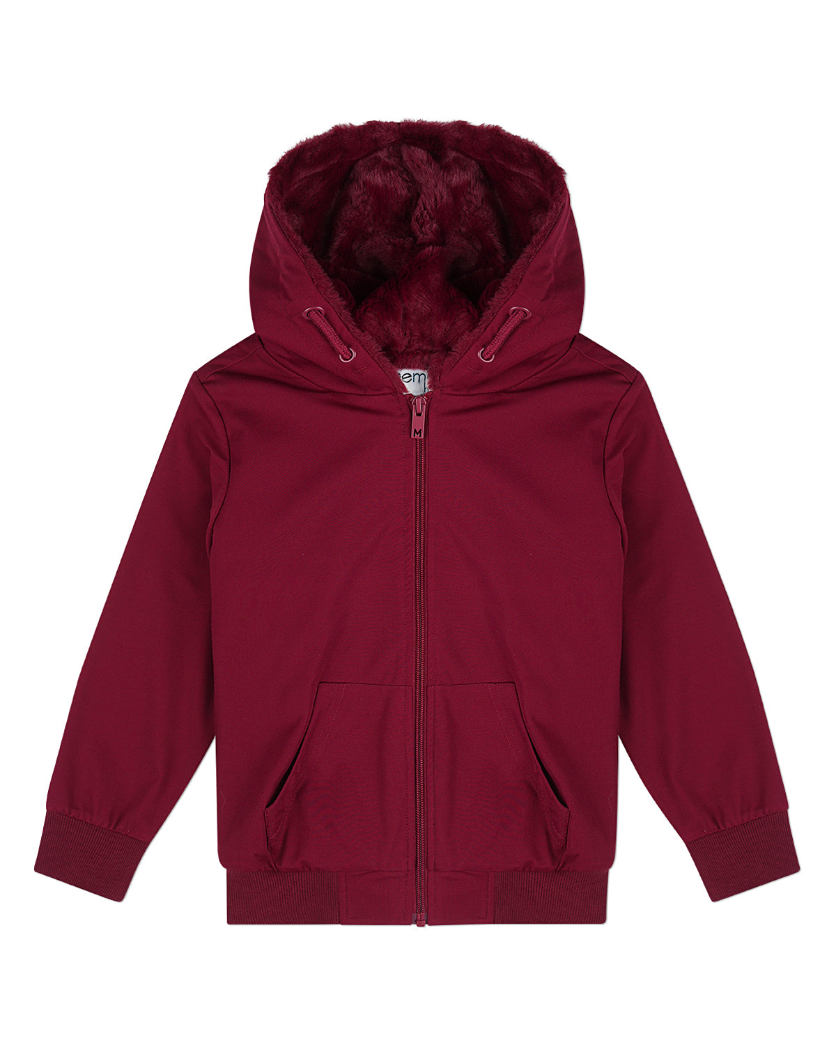 Boys Zip-Up Rayon Blend Hoodie with Cozy Faux Fur Lining -  Introductory Special