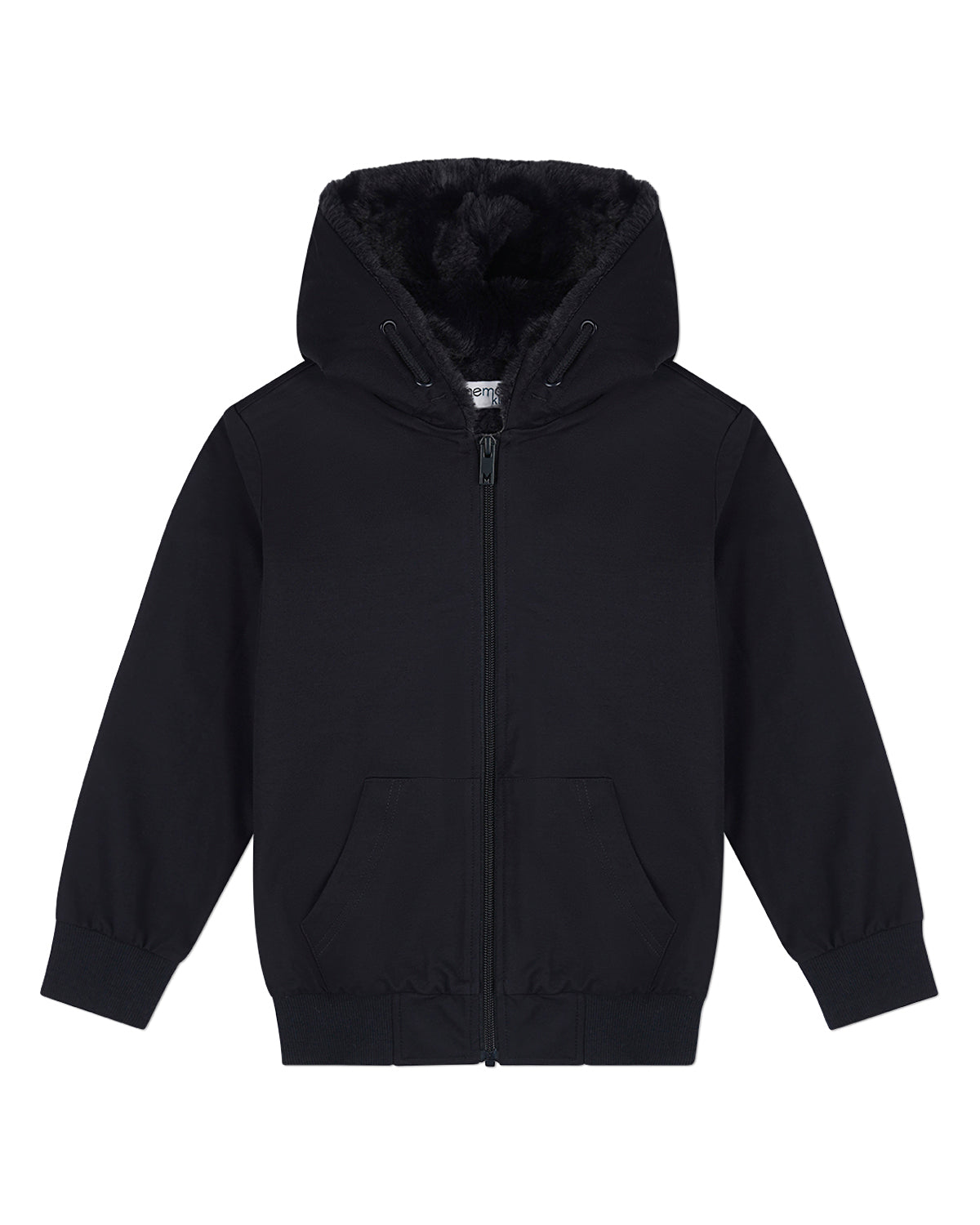 Boys Zip-Up Rayon Blend Hoodie with Cozy Faux Fur Lining -  Introductory Special