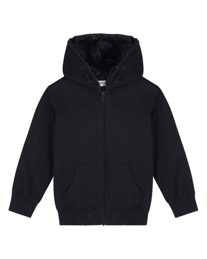 Boys Zip-Up Rayon Blend Hoodie with Cozy Faux Fur Lining -  Introductory Special