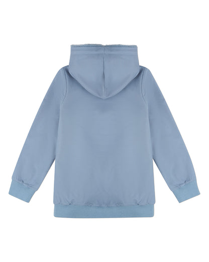 Boys Zip-Up Rayon Blend Hoodie with Cozy Faux Fur Lining -  Introductory Special