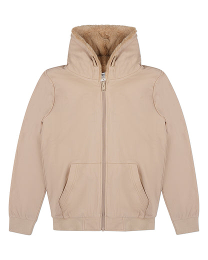 Boys Zip-Up Rayon Blend Hoodie with Cozy Faux Fur Lining -  Introductory Special