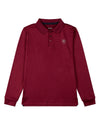 Boys Silky Soft Dri-Effect Moisture Wicking Long Sleeve Polo Shirt