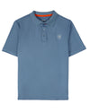 Boys Silky Soft Dri-Effect Moisture Wicking Short Sleeve Polo Shirt : Color: Infinity