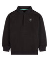 Boys Long-Sleeve Cotton-Rich Fleece Polo Sweatshirt