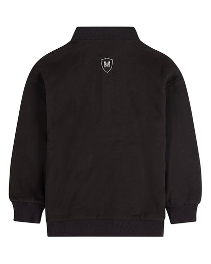 Boys Long-Sleeve Cotton-Rich Fleece Polo Sweatshirt