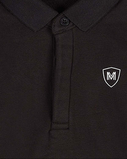 Boys Long-Sleeve Cotton-Rich Fleece Polo Sweatshirt