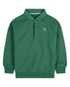 Boys Long-Sleeve Cotton-Rich Fleece Polo Sweatshirt