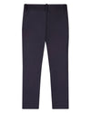 Boys Rayon-Blend 2-Pocket Solid-Color Stretch Knit Dress Pants