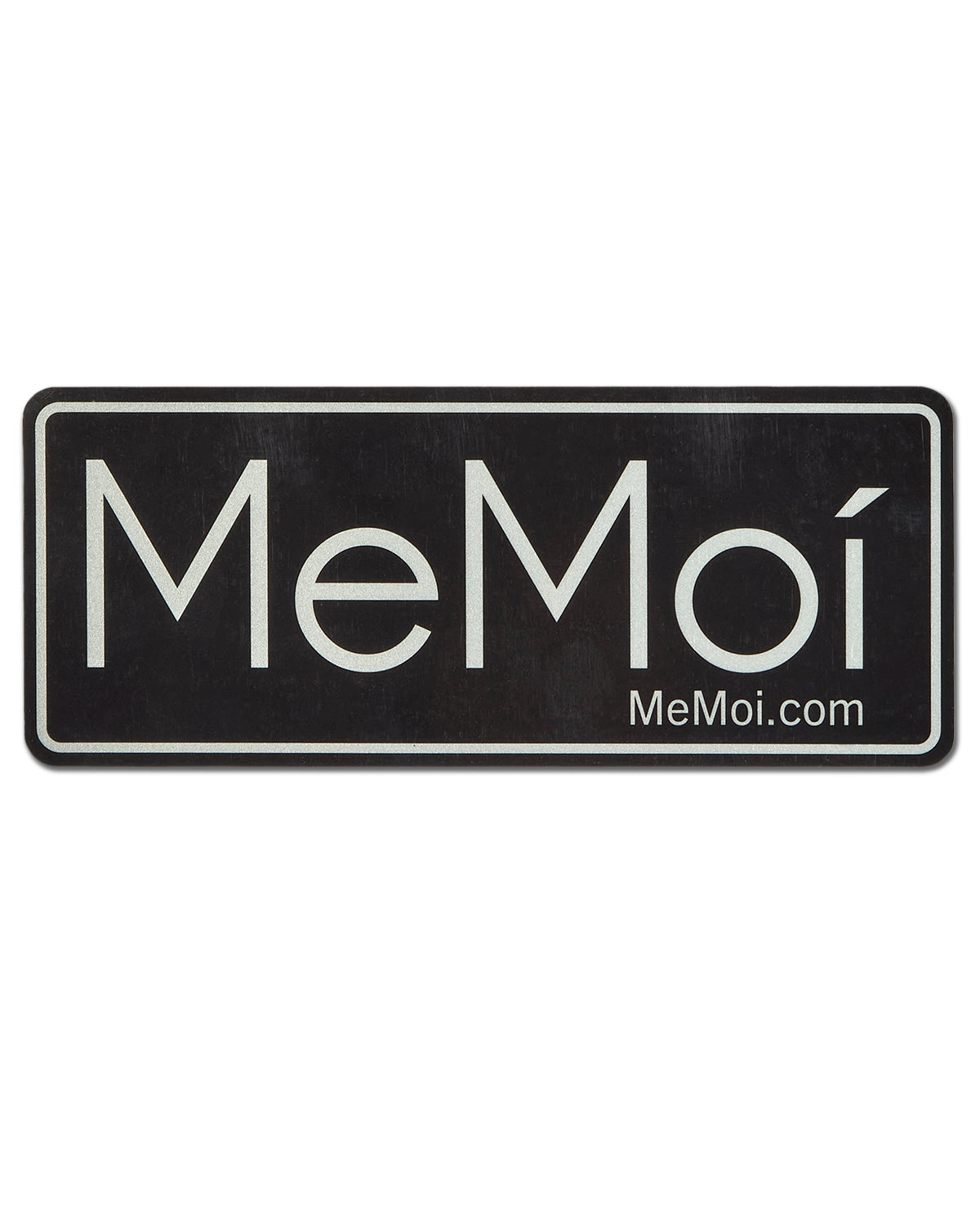 MeMoi Logo Car Magnet Sign : Color: Black