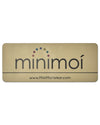 MiniMoi Logo Car Magnet Sign : Color: Sea Salt