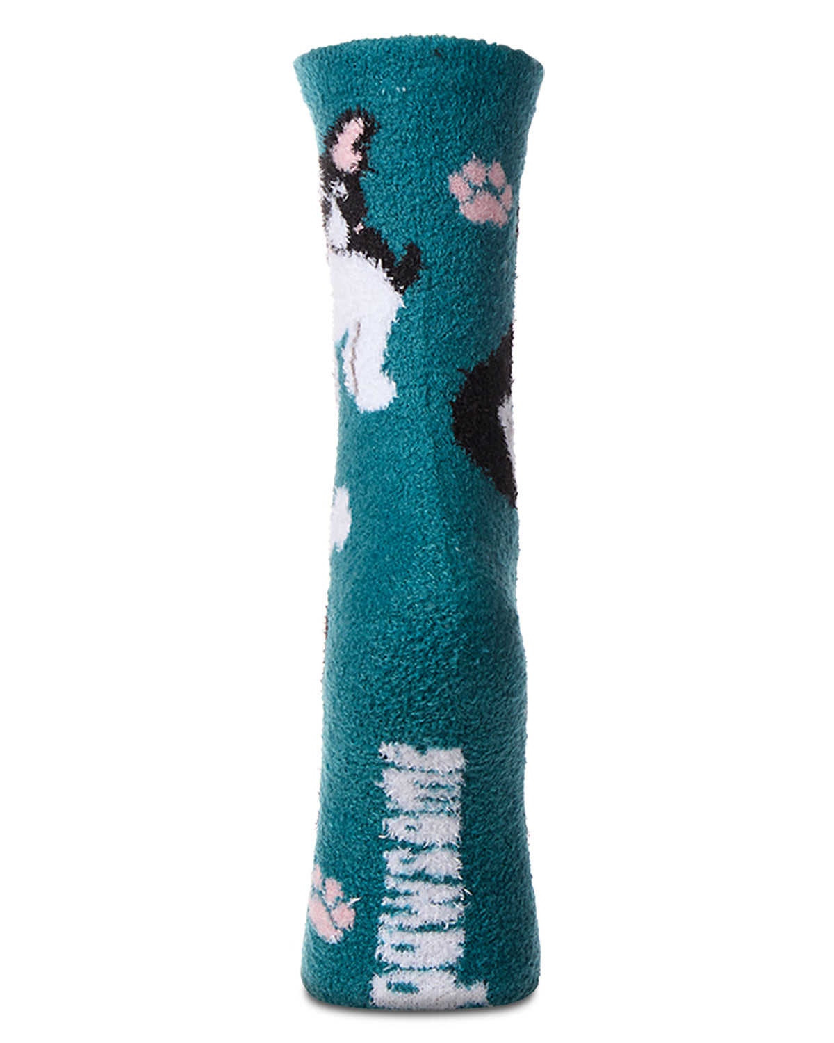 Women's Dog Themed SuperSoft Cozy Crew Sock : Color: Tan