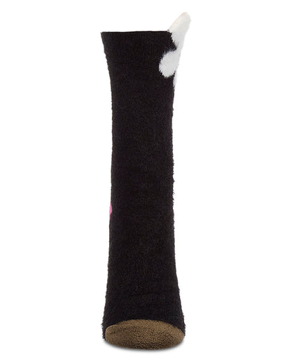 Women's "Floating Daisy" Plush Novelty Cozy Crew Sock