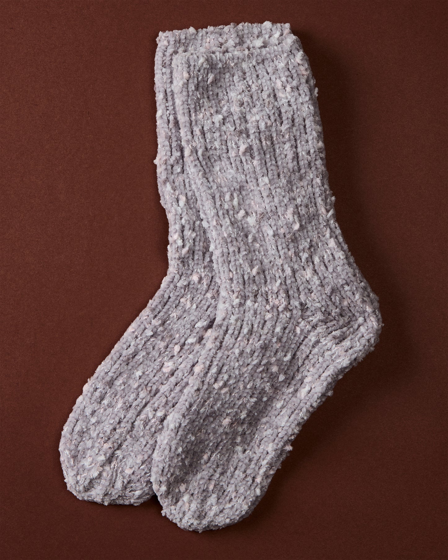 Women's Confetti Plush Cozy Tufted Crew Sock