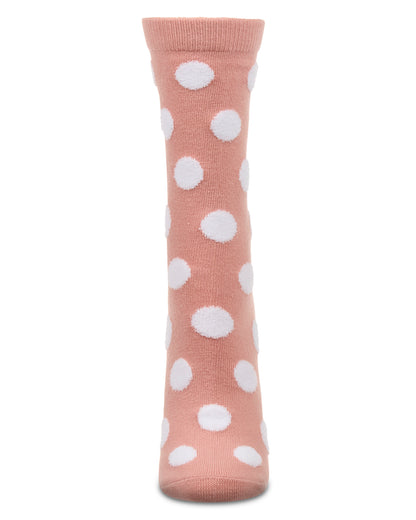 Women's Connect The Dots Dimensional Crew Socks : Color: Blush