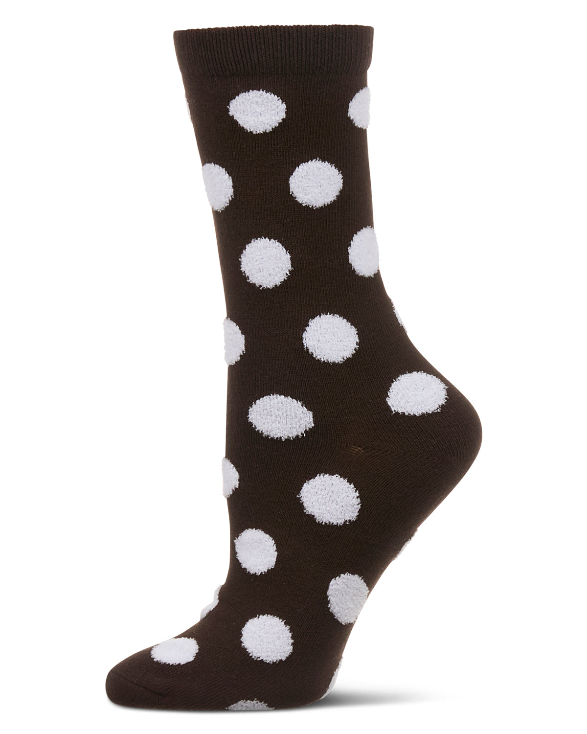 Women's Connect The Dots Dimensional Crew Socks : Color: Brown