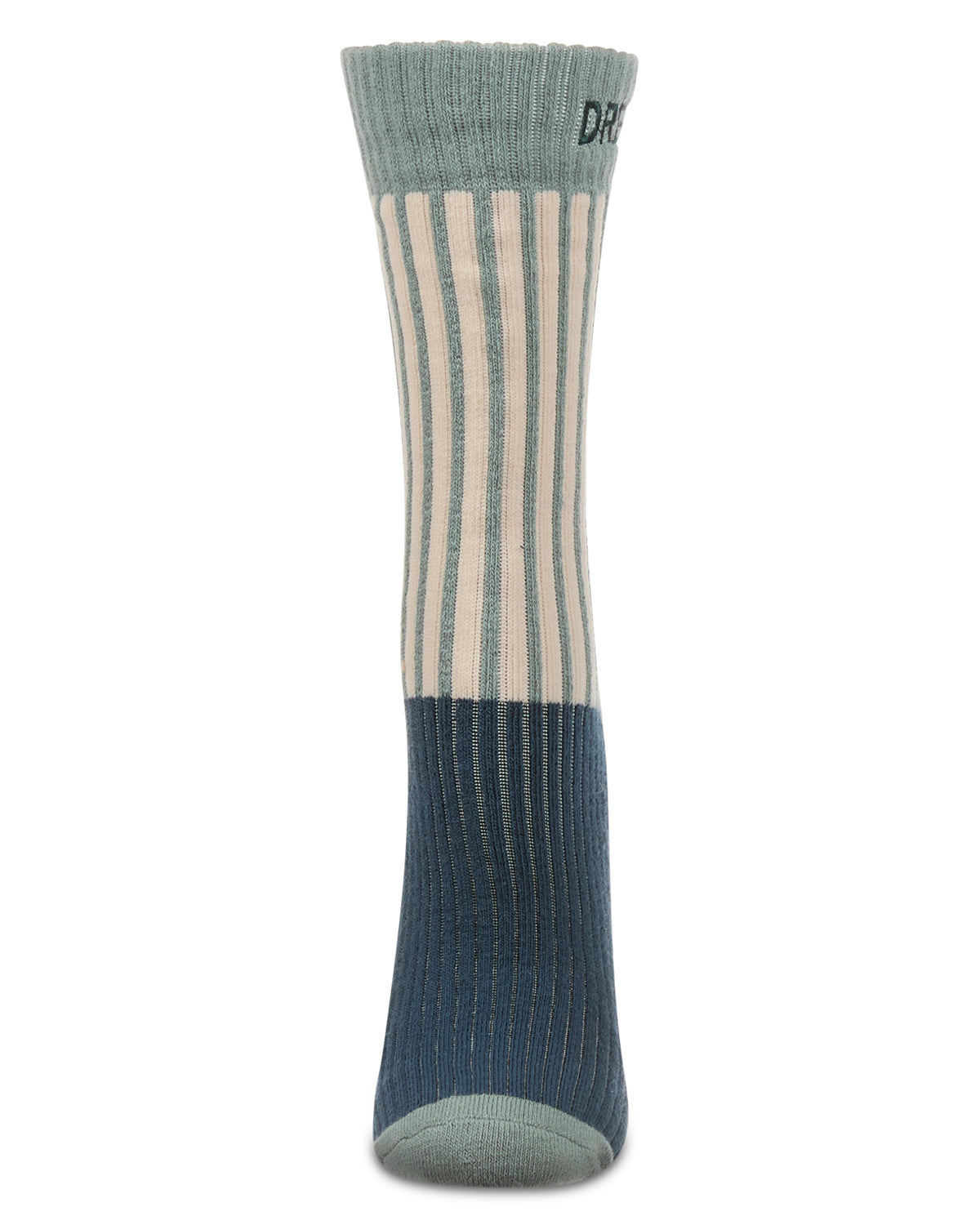 Women's Inspirations Embroidered Cuff Crew Socks : Color: Med Gray Heather