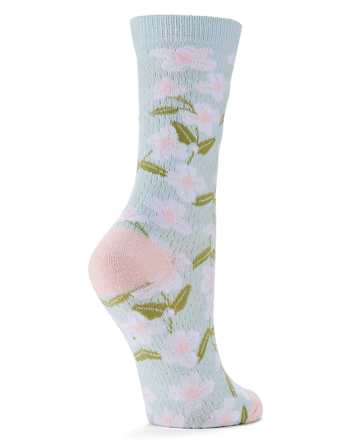 Women's Daisy Pointelle Crew Socks