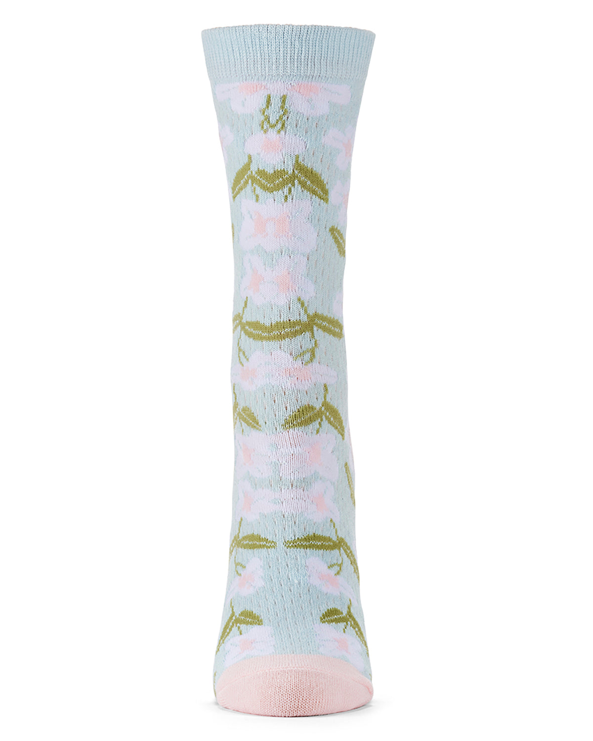 Women's Daisy Pointelle Crew Socks