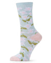 Women's Daisy Pointelle Crew Socks
