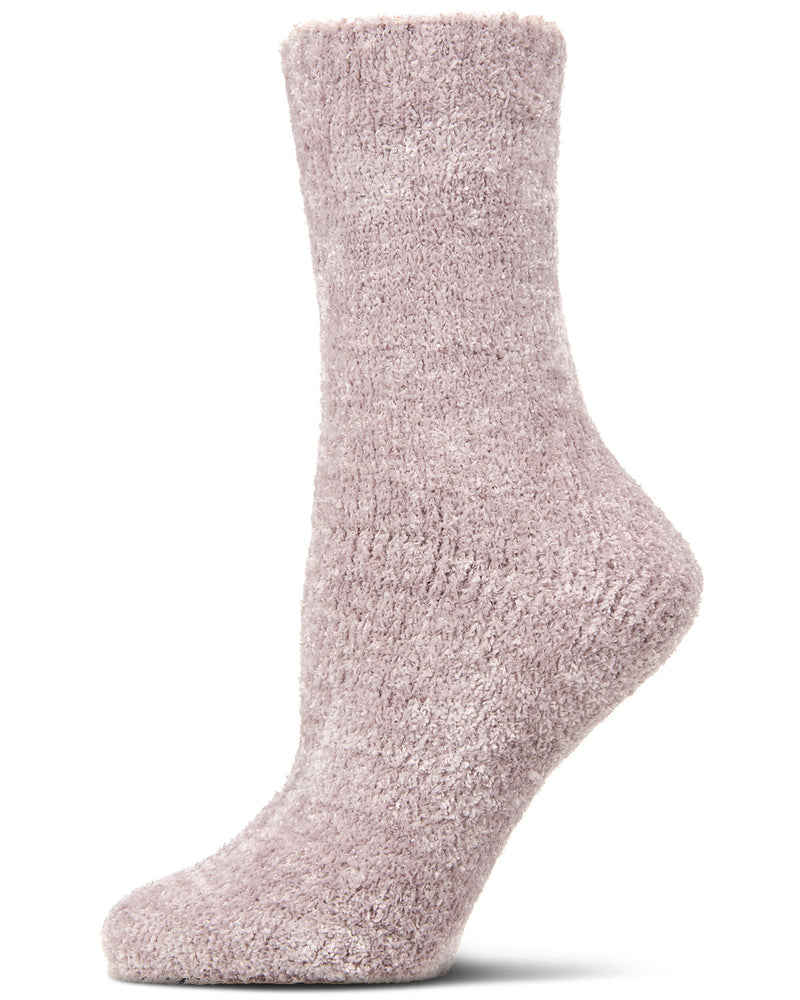 Women's Velour Luxe Plush Crew Socks