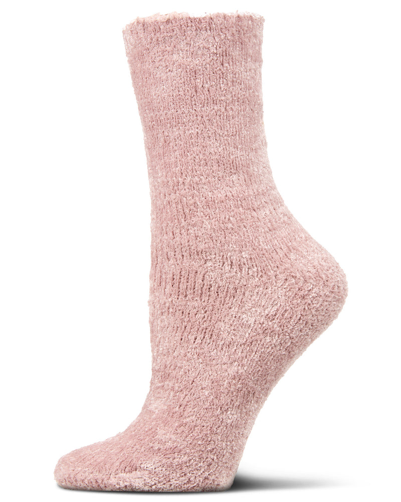 Women's Velour Luxe Plush Crew Socks