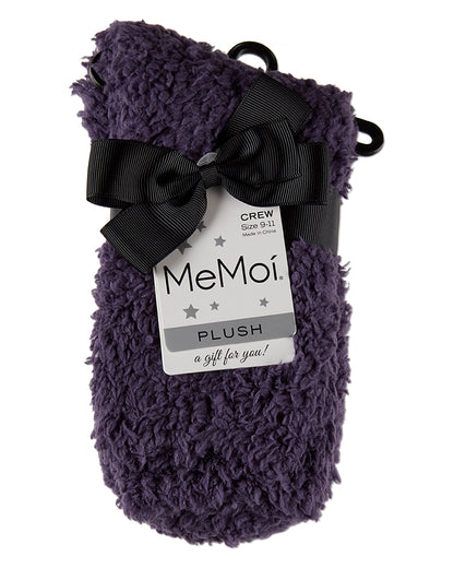 Women's Teddy Bear Plush Crew Socks