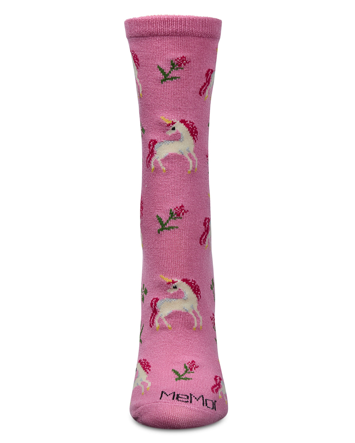 Magical Unicorns Bamboo Blend Crew Socks : Color: Grape Juice