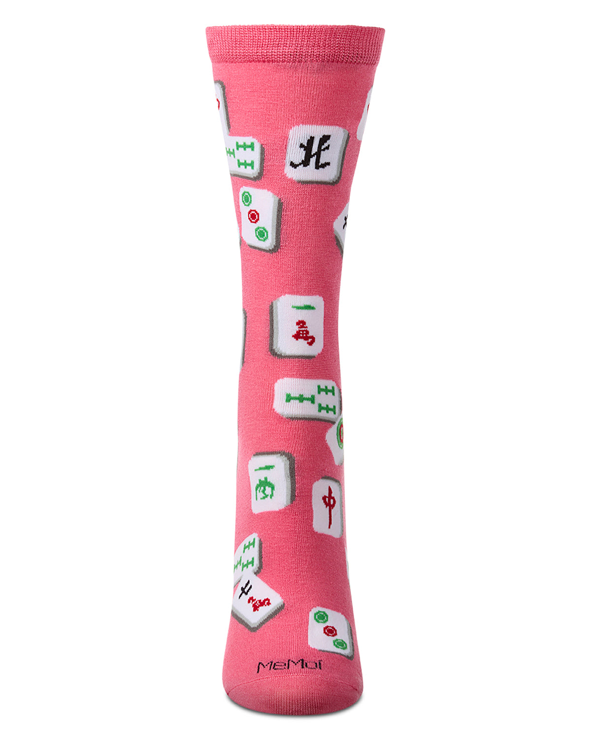 Mahjong Bamboo Blend Crew Socks
