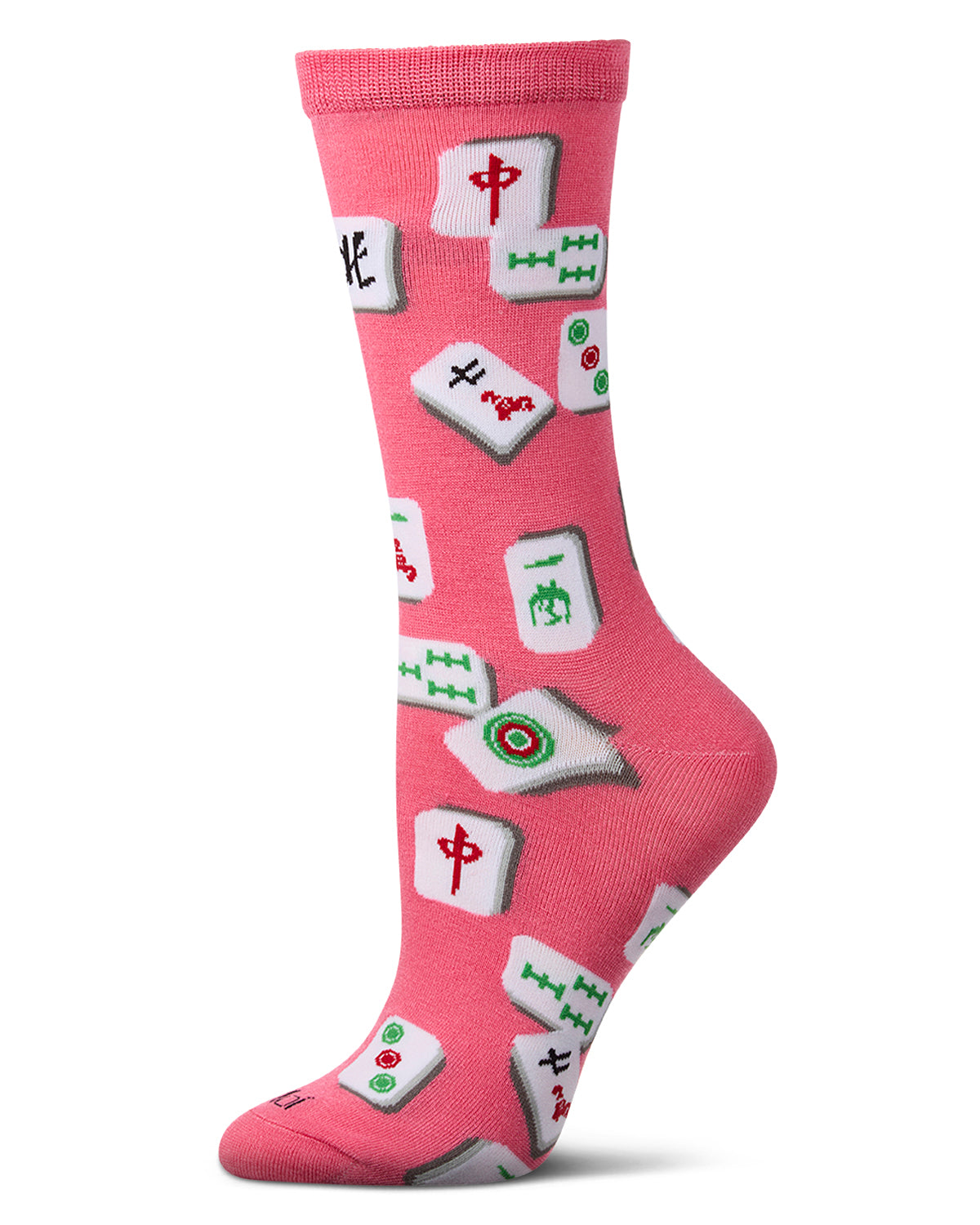 Mahjong Bamboo Blend Crew Socks