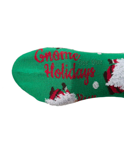 Gnome for the Holidays Crew Socks