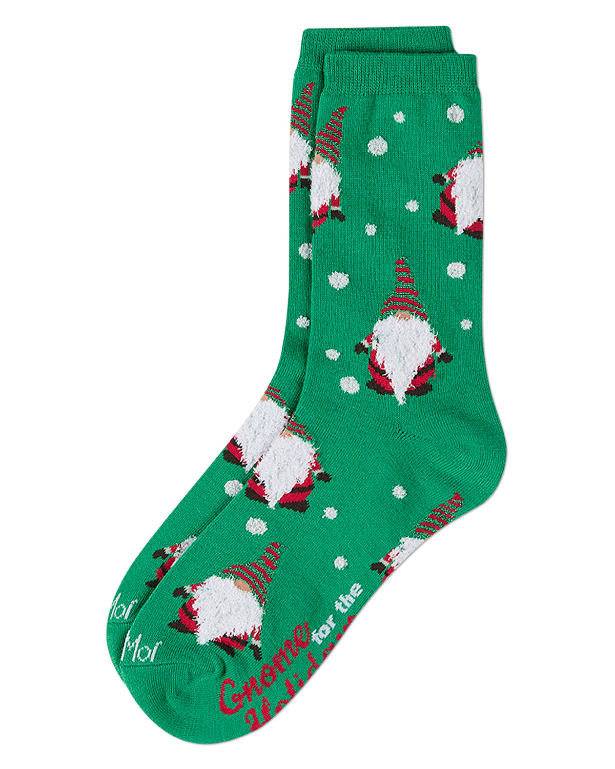 Gnome for the Holidays Crew Socks