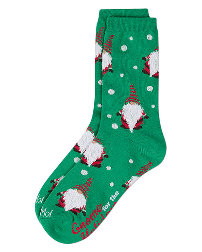 Gnome for the Holidays Crew Socks
