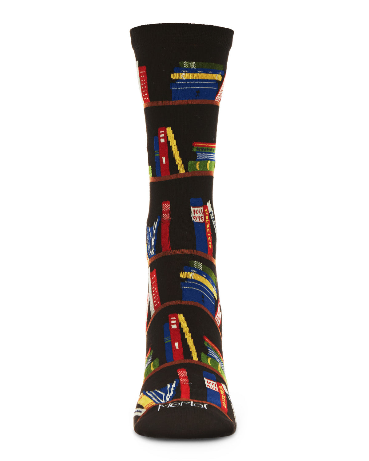 Let's Read Bookshelf Bamboo Blend Crew Sock