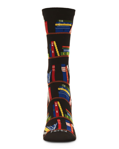 Let's Read Bookshelf Bamboo Blend Crew Sock