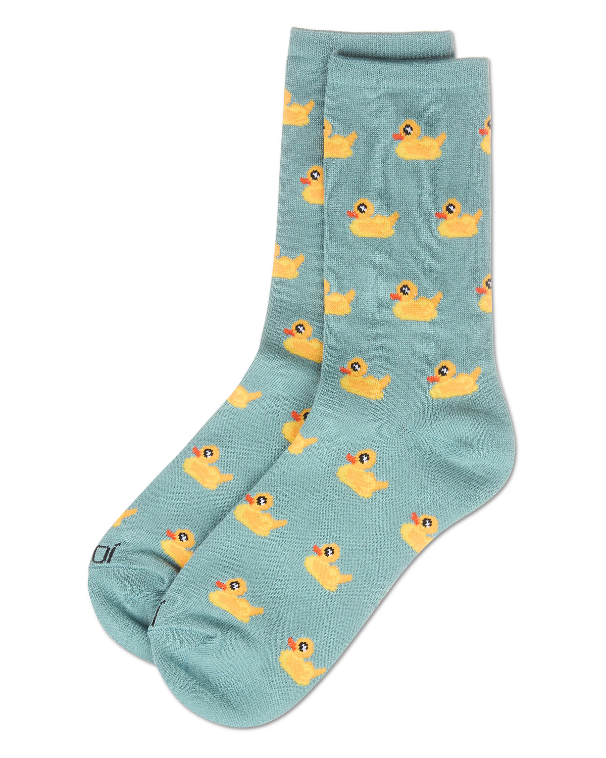 Rubber Ducks Bamboo Blend Crew Socks : Color: Dusty Green