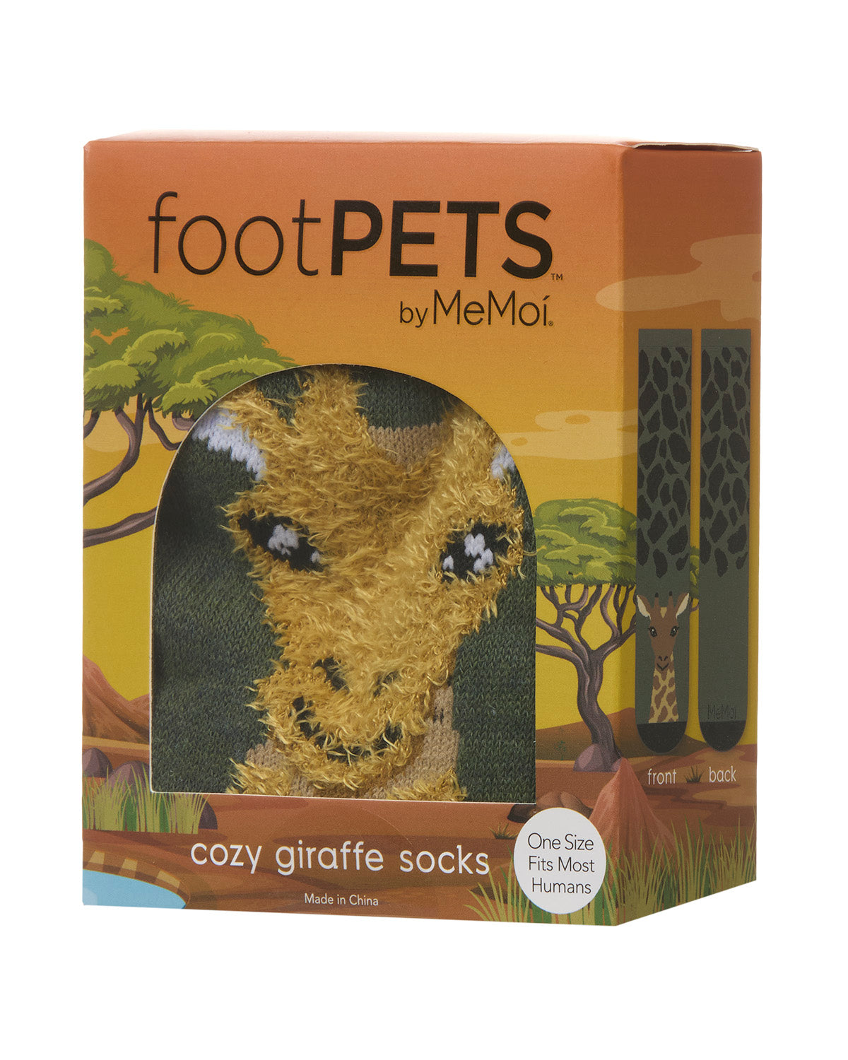 Women's Foot Pet Giraffe Crew Socks : Color: Rosin Heather