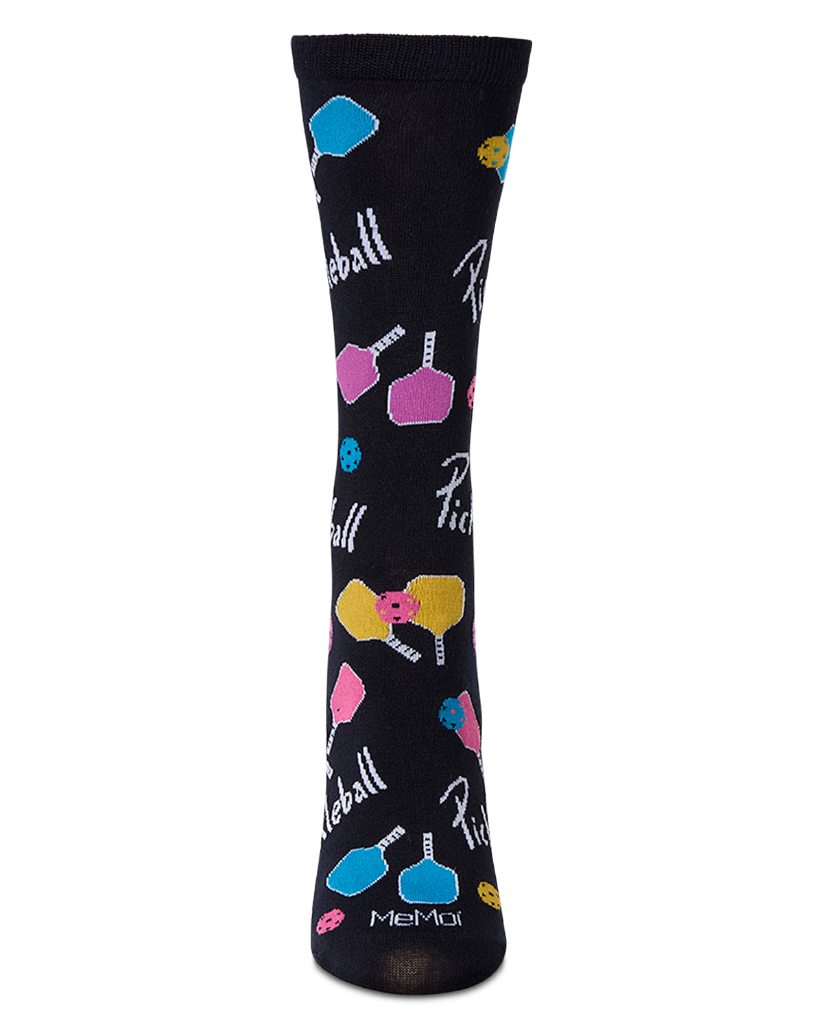 Women's Pickleball Paddle Rayon From Bamboo Crew Socks : Color: Light Gray Heather