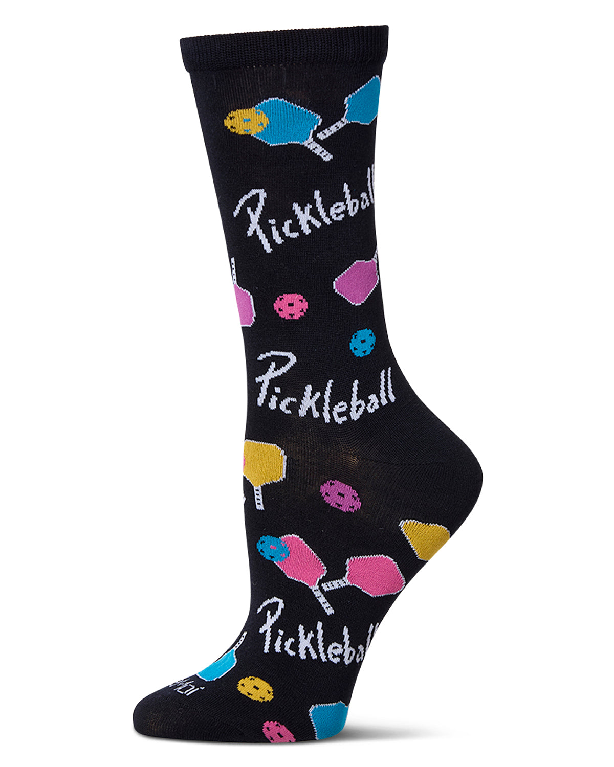 Women's Pickleball Paddle Rayon From Bamboo Crew Socks : Color: Navy