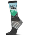 Women's Take A Hike Rayon From Bamboo Crew Socks