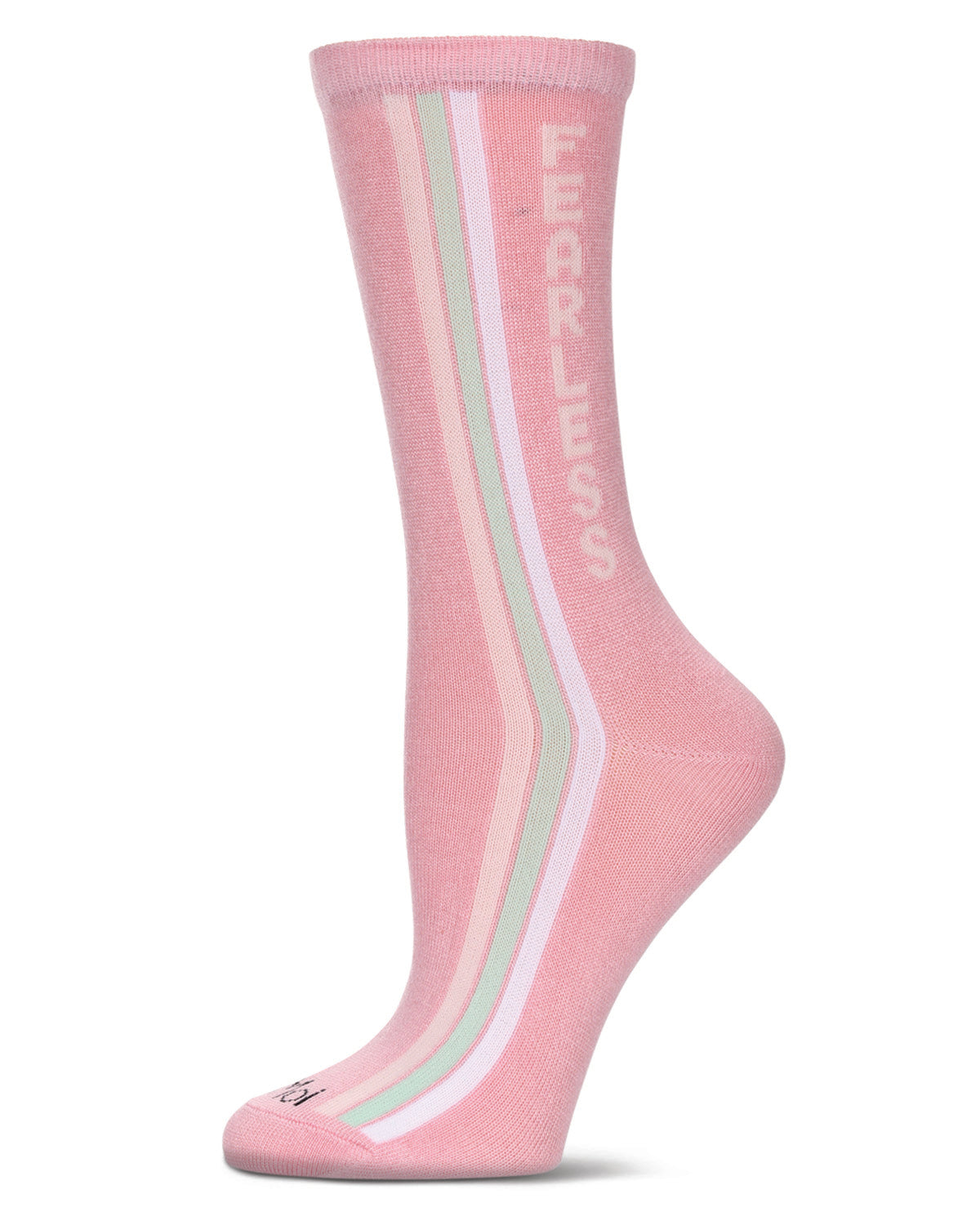 Women's Fearless Rayon From Bamboo Crew Socks : Color: Pink