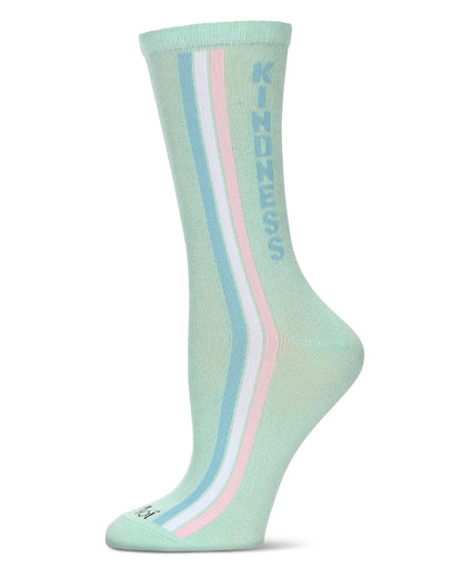 Women's Kindness Rayon From Bamboo Crew Socks : Color: Mint