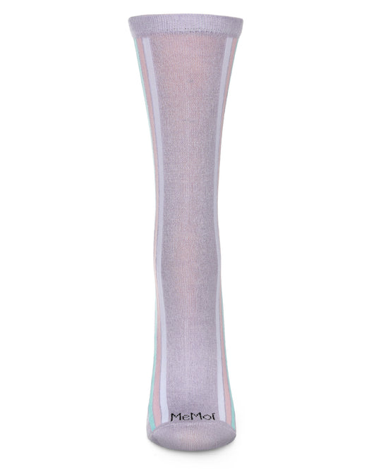 Women's Motivate Rayon From Bamboo Crew Socks : Color: Lavender