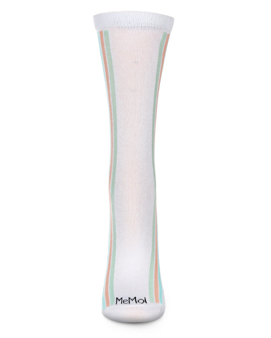 Women's Strength Rayon From Bamboo Crew Socks : Color: White