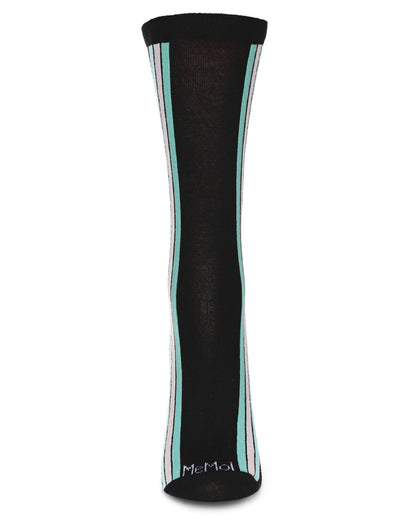 Women's Faith Rayon from Bamboo Crew Socks : Color: Black